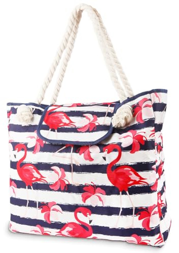 Heartsking Strandtasche XXL Familie, Strandtasche Damen Groß mit Reißverschluss, Wasserdicht Sanddichte, Badetasche Schwimmtasche, Beach Tote Bag Damen für Strand Reisen Pool Camping