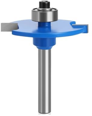 1 stück 6mm 6,35mm Schaft T-Nutenfräser Biscuit Joint Slot Cutter Verbindungsschlitzfräser Fräser 4mm Höhe Fräser Holzbearbeitung(6.35mm shank)