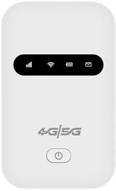 Koolenry 4G LTE Mobile WiFi Router 150Mbps Portable WiFi Hotspot 150Mbps Portable Hotspot with SIM Card Slot Wireless Internet Modem for Travel Car Eurasias