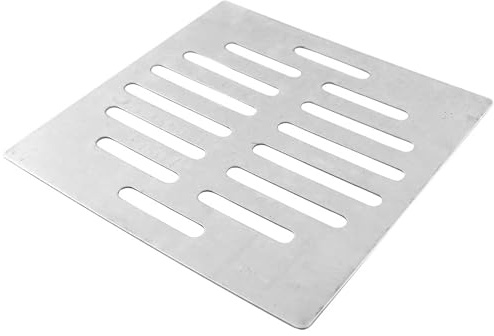 RTTZBOZ Copertura per Scarico a Pavimento in Acciaio Inox, Griglia Quadrata per Scarico Doccia, Filtro di Protezione per Scarico Lavello Industriale, (125mm/4.9in)