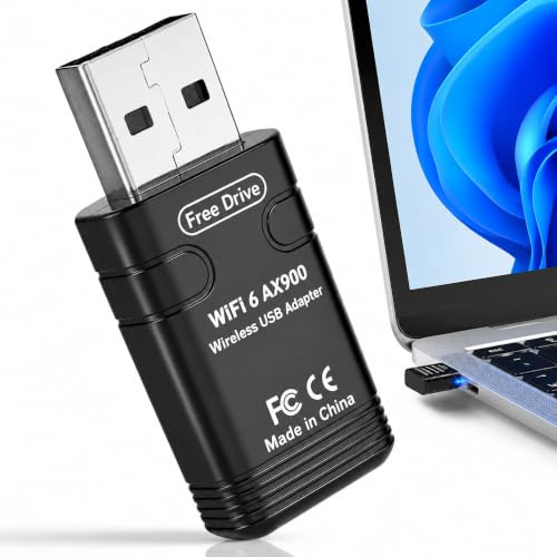 Ouitble AX900 WiFi 6 USB WLAN Stick für PC BT 5.3 Adapter für Wins 10/11 | Dual Band 2,4 G/5,8 GHz WiFi Dongle Adapter, Schließen Sie Mäusen Kopfhörern Tastaturen, OFDMA MU MIMO für Mehrere Benutzer