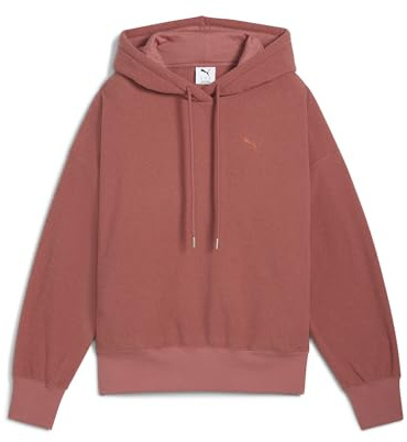 PUMA Women's Oversized Winterised Hoodie, Exotic Red, XL