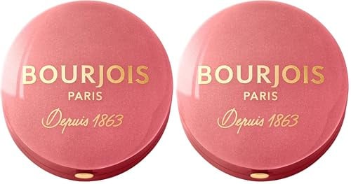 Bourjois Little Round Pot Blush 15 Rose Eclat (Packung mit 2)