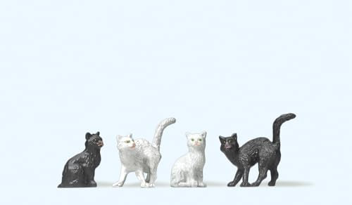 Preiser 47063 Katzen, 4 Stck.