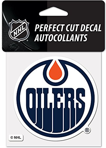 WinCraft NHL Edmonton Oilers Perfect Cut Color Decal, 10,2 x 10,2 cm