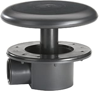 FIAP BottomDrain ACTIVE 50 - Bodenablauf mit Kammer und Bogen - schweres Modell - Folienflansch - innere Klebeverbindung Ø 50 mm