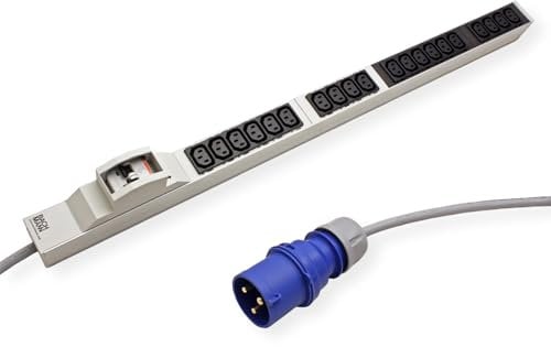 Bachmann 8000119 Zero U-Space Basic IT Steckdosenleiste, 1 HE, 20-Fach, PDU Level