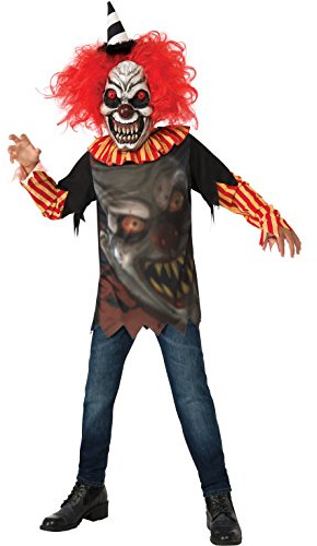 Rubie's Official Freak Clown Costume, Childs Halloween Dress Up
