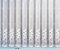 heimtexland Gardine Vorhang Jacquard Store mit Bleiband für schönen Fall weiß schönes Blumenmuster Allover mit Kräuselband/Universalschienenband HxB 160x450 cm für Fensterbreite 140-185 cm Typ43