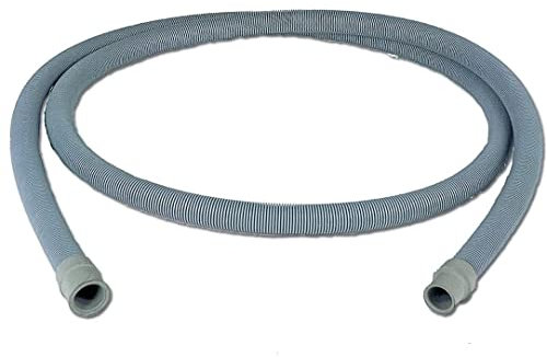 Europart Universal Ablaufschlauch 4m 19/22mmØ Waschmaschine Spülmaschine, 326, Grau