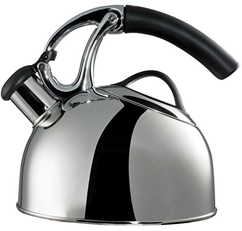 OXO Good Grips Uplift Tea Kettle, Induction Compatible, 2 Quart Polished