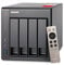 QNAP TS-451+-8G 4 Bay Desktop High-performance NAS Enclosure - 8 GB RAM, Intel Celeron 2.0 GHz Quad Core Processor - Supporting HDMI, Transcoding and Virtualization, Black