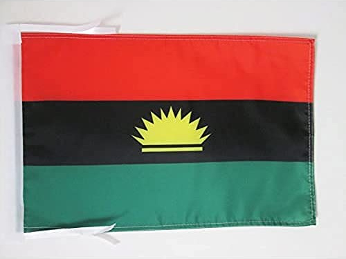 AZ FLAG Flagge Igbo von Nigeria 45x30 cm Ibo Polyester 100D Kordeln | Für innen und außen dekorative Flagge Igbo people of Nigeria doppelte Nähte und verstärkte Kanten mit Schnüre 100D Polyester
