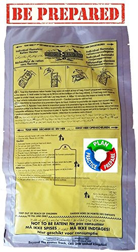 Pack of 5 Flameless Ration Heaters Turn A Wet Cold Meal in to a Self Heating Hot Meal in 10min