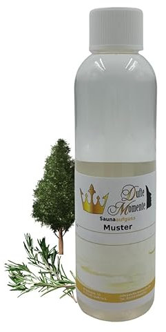 Dufte Momente | Saunaduft Konzentrat Zypresse-Rosmarin 250ml | naturreine und natürliche ätherische Öle | vegan und ohne Tierversuche