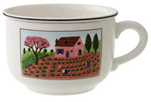 Villeroy & Boch – Design Naif Tazza da Cappuccino Variopinto, Lavabile in Lavastoviglie, Adatto per Microonde, Tazza Design, Regalo Amica Compleanno, Tazza Naif, Porcellana Premium