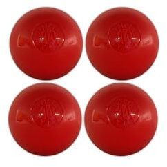 Mylec Red Hot Roller Hockey Balls- 4 Pack