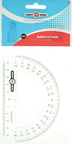 Point De Mire Goniometro cristallo 12 cm trasparente plastica Tabletop