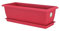 Jardinière Rectangle, 80cm x 40cm, Rouge
