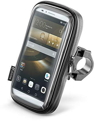 INTERPHONE - SMSMART60 - Supporto porta cellulare per Manubrio da Moto - Per Smartphone fino a 6pollici
