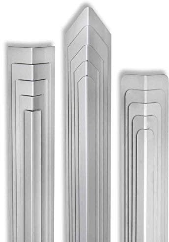 MS Beschläge® Eckschutzwinkel aus Edelstahl Kantenschutz V2A Schenkel 20mm x 20mm Länge 1250mm (Spitz)