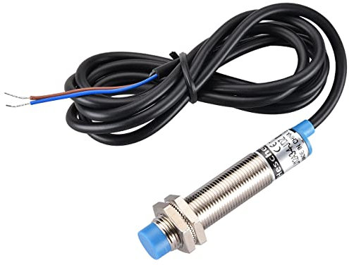 Heschen M12 - Interruttore a sensore di prossimità induttivo tipo LJ12A3-4-J/DZ, 4 mm, 90-250 VAC 400 mA normalmente chiuso (NC) 2 fili