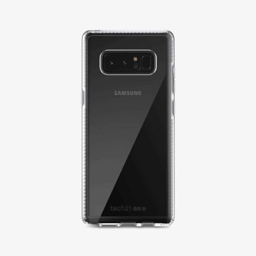 Tech21 T21-5763 Pure Clear Case for Note 8 - Ultra Thin Back Cover with BulletShield Protection - Pure Clear - Transparent