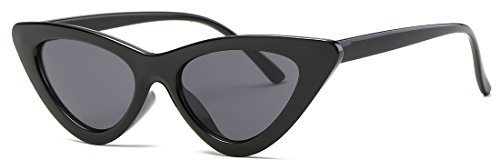 kimorn Sonnenbrillen für Damen Metallscharniere Clout Goggles Sonne Gläser K0566 (Schwarz)