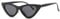 kimorn Sonnenbrillen für Damen Metallscharniere Clout Goggles Sonne Gläser K0566 (Schwarz)