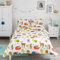 Bloomsbury Mill - Bettwäsche 200 x 200 cm Waldtiere für Kinder – Doppelbett Bettwäscheset für Jungen und Mädchen – Eule, Fuchs & Hirsch Wendebettwäsche und 2 Kissenbezug Set