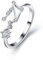 Clearine Damen Sternzeichen Ring 925 Sterling Silber CZ Horoskop Waage 12 Konstellation Astrologie Verstellbar Statement