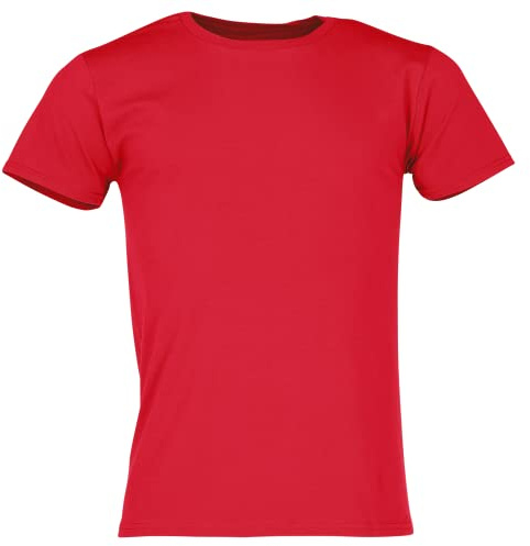 Fruit of the Loom Iconic T-Shirt Größe S - 5XL, Farbe:rot, Größe:XL