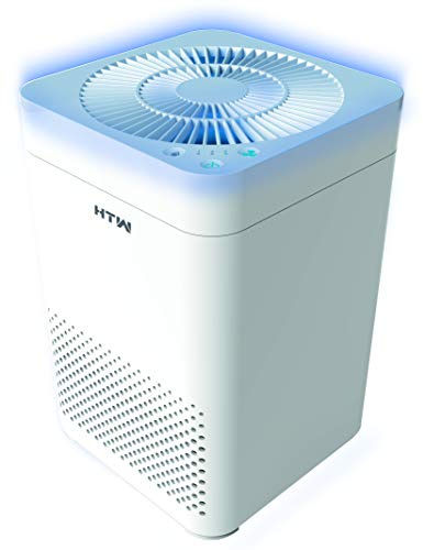 HTW HTWPUR14DUSTCUBE - Purificador luz UV y Sensor 120 m3/h, Hasta 15 m2. Blanco