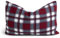 GIRAFFENLAND Lavendelkissen 30x20cm, Flanell Karo-rot + Bio Inlett Natur - Bio-Lavendelblüten - Duftkissen Kräuterkissen