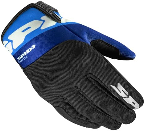 SPIDI Flash KP Motorradhandschuhe, Weiß/Blau, S