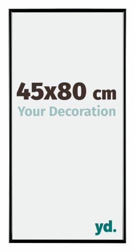 Your Decoration - Bilderrahmen 45x80 cm - Schwarz Hochglanz - Bilderrahmen aus Kunststoff mit Acrylglas - Antireflex - 45x80 Rahmen - Evry