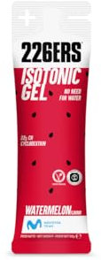 226ERS - Isotonic Gel, Gel Energético para Deportistas, Hidratos de Carbono, Aroma Natural y Stevia, Liberar Energía, Uso Glucosa y Digestión, Vegano, sin Gluten, Libre de Dopaje, Sabor Sandía, 1 Gel