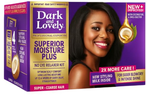 Dark&Lovely No-Lye Relaxer Kit Super - Creme - Chemisch aktiv - Begradigung - Unisex