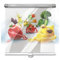XIAOLIN Plastic Waterproof Roll-up Indoor Roller Blinds Freezer Curtain High Temperature Resistance Patio Balcony Rain Curtain，Transparent Wide 50cm/70cm/90cm/120cm(Size:90×150CM（35×59inch）)