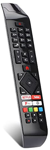 UNOCAR RC43141 Compatible with Hitachi Smart Remote Control and Smart TV, Compatible with Hitachi 4K UHD LED LCD 24 32 43 50 55 58 inch Television, with NetFlix Youtube Freeview Play Buttons