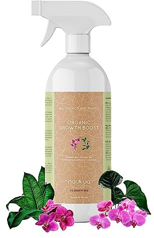 1L Abono Líqudo Orgánico para Orquídeas - Mayor Vitalidad y Floración - Estimulador Crecimiento y Bioestimulante - Interior y Exterior - Spray Listo Para Usar