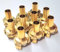 10 x Schlauchkupplung Schnellkupplung Klauenkupplung passend zu GEKA-System messing mit Schlauchtülle (10er Set - 1(25mm))