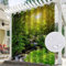 chenyu Wetterfest, wasserdicht, UV-Schutz, Outdoor-Vorhänge, Sichtschutz, Sonnenschutz, Verdunkelungsvorhang für Pavillon, Balkon, Garten, Terrasse, B 2,64 x H 1,83 m, 1
