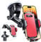 VANMASS Soporte Movil Coche 2024【Pro Version】 Soporte Teléfono Coche 【Military-Grade】 Actualizado Ventosa Accesorios para el Coche Salpicadero Parabrisas para iPhone 15 14 13 Pro MAX Samsung, Rojo