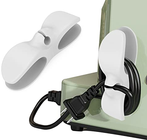 Voiakiu Cable Holder for Household Appliances, Kitchen Appliances Cord Hider Mixer Tidy Wrap, Neat Cable Holder, Cable Organiser, Compatible with Food Processor, Coffee Maker, Pressure Cooker