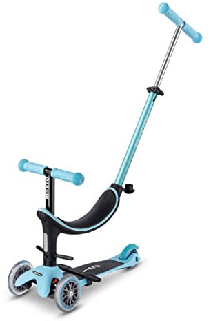 Micro | Trottinette Évolutive Mini Micro 3en1 Révolution | Trottinette 3 Roues | Guidon Réglable | 1 à 6 Ans | Bleu
