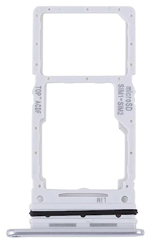 2x Sim Card Tray Holder Slot Adapter Replacement Compatible With Samsung Galaxy A34 5G A346 Space Silver