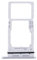 2x Sim Card Tray Holder Slot Adapter Replacement Compatible With Samsung Galaxy A34 5G A346 Space Silver