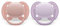 Philips Avent Ultra Soft Schnuller - 2x Weicher und elastischer Schnuller für 0-6 Monate ohne Bisphenol A, inkl. Sterilisatoretui (Modell SCF091/31)