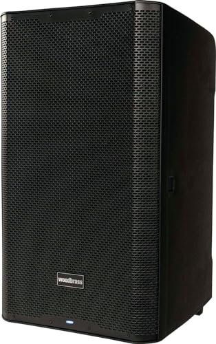 WOODBRASS DXPRO 15 - Altavoz Activo, Amplificado, Sonido Potente, Bluetooth, 15, Class-D 125db, Resistente, portátil, 3 entradas, inalámbrica, DSP - DJ, Conferencia, conciertos